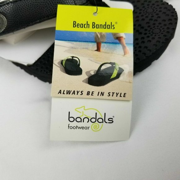 Bandals footwear black flip flops New in box - Picture 10 of 13